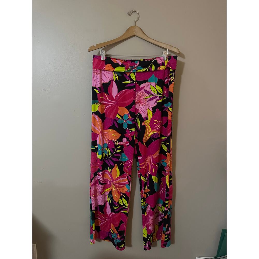 Trina Turk Solar Floral Coverup Pants Size XL - Picture 2 of 6